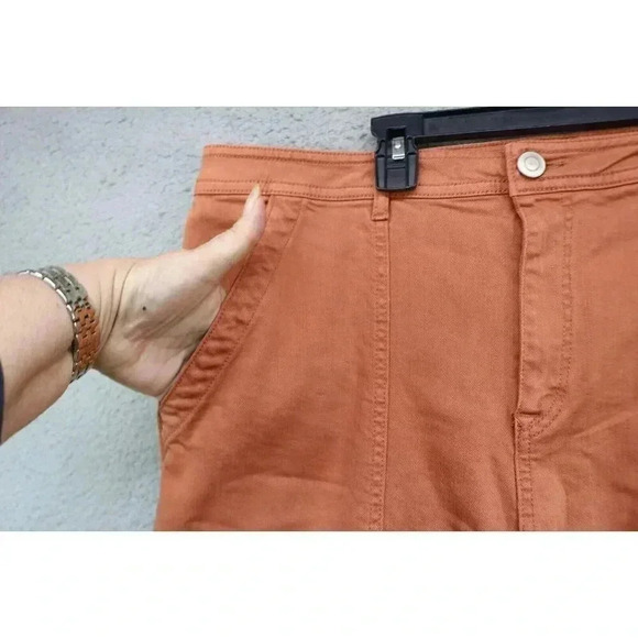 Knox Rose Light Brown Bell-Bottom Jeans-Size 14-Pockets - Picture 6 of 10